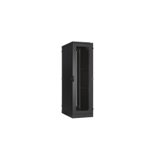 TFA-336010-PMPM-BK Ш600хГ1000мм, одностворчатые перфорированные двери, цельнометаллические стенки, черный