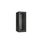 TFA-338010-PMPM-BK Ш800хГ1000мм, одностворчатые перфорированные двери, цельнометаллические стенки, черный