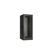 TFA-338010-PMPM-BK Ш800хГ1000мм, одностворчатые перфорированные двери, цельнометаллические стенки, черный