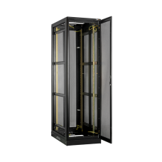 TFE-426010-PPPP-BK Ш600хГ1000мм, дверь перфорация, перфорированные стенки, черный