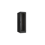 TFA-426010-PMPM-BK Ш600хГ1000мм, дверь одностворчатые перфорированные, цельнометаллические стенки, черный