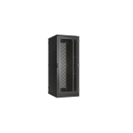 TFA-478010-PHPH-BK Ш800хГ1000мм, одностворчатые перфорированные двери, двухуровневые металлические стенки, черный