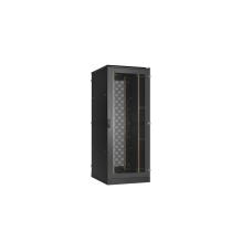 TFA-478010-PHPH-BK Ш800хГ1000мм, одностворчатые перфорированные двери, двухуровневые металлические стенки, черный
