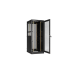 TFA-478010-PHPH-BK Ш800хГ1000мм, одностворчатые перфорированные двери, двухуровневые металлические стенки, черный