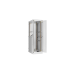 TFA-476010-WHWH-GY Ш600хГ1000мм, двухстворчатые перфорированные двери, двухуровневые металлические стенки, серый