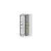 TFA-476010-WHWH-GY Ш600хГ1000мм, двухстворчатые перфорированные двери, двухуровневые металлические стенки, серый