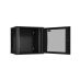 TWI-126045-R-G-BK Ш600хГ450мм, стеклянная дверь, черный