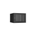 TWI-096060-R-G-BK Ш600хГ600мм, стеклянная дверь, черный