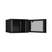 TWI-096060-R-G-BK Ш600хГ600мм, стеклянная дверь, черный