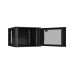 TWI-096060-R-G-BK Ш600хГ600мм, стеклянная дверь, черный