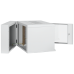 TWA-126062-G-GY Ш600хГ620мм, стеклянная дверь, серый