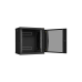 TWC-126045-R-G-BK Ш600хГ450мм, стеклянная дверь, черный