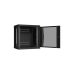 TWC-126045-R-G-BK Ш600хГ450мм, стеклянная дверь, черный