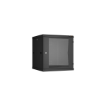 TWC-126060-R-G-BK Ш600хГ600мм, стеклянная дверь, черный