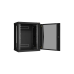 TWC-156045-R-G-BK Ш600хГ450мм, стеклянная дверь, черный