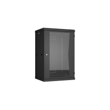 TWC-186045-R-G-BK Ш600хГ450мм, стеклянная дверь, черный