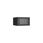 TWC-066060-R-G-BK Ш600хГ600мм, стеклянная дверь, черный