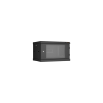 TWC-066045-R-G-BK Ш600хГ450мм, стеклянная дверь, черный