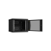 TWC-096060-R-G-BK Ш600хГ600мм, стеклянная дверь, черный