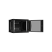 TWC-096060-R-G-BK Ш600хГ600мм, стеклянная дверь, черный