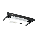 TLK-LAMP-BK 1U, выдвижной, Г255мм, черный