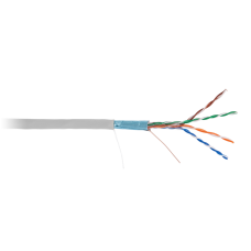EC-UF004-5E-PVC-GY Кабель F/UTP 4 пары, Кат.5e, одножильный, BC (чистая медь), внутренний, PVC нг(B), серый, 305м EC-UF004-5E-PVC-GY Кабель F/UTP 4 пары, Кат.5e, одножильный, BC (чистая медь), внутренний, PVC нг(B), серый, 305м