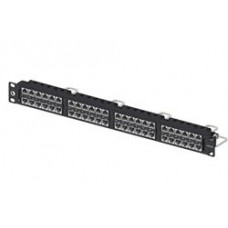 760237066 Панель Кат.6A, SLX, STP, 48 портов, 1U, черная